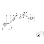 Original BMW E36 Seri 3 Turn Signal Lampu Sein Sen Depan KANAN - Gambar 6