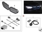 SALE !! Original BMW M Performance G30 G31 Pre-LCI Iconic Glow Gloss Black Illuminated Kidney Grill - Gambar 6