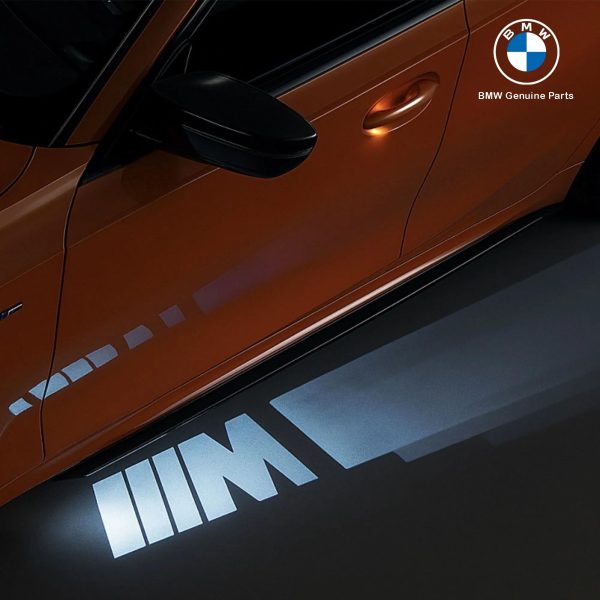Original BMW M Performance Light Carpet Projector F20 F21 F40 F22 F23 F44 F74 G42 F30 F31 G80 G81 M3 F32 F33 G82 G83 M4 G30 G31 G45 X3