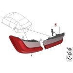 BMW G20 Stop Lamp Lampu Belakang Bagasi Sisi Dalam KIRI 63217420453 - Image 4