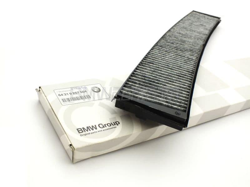 64319257504_A Original BMW E46 Activated Carbon Microfilter Filter Udara AC Kabin - Gambar 1
