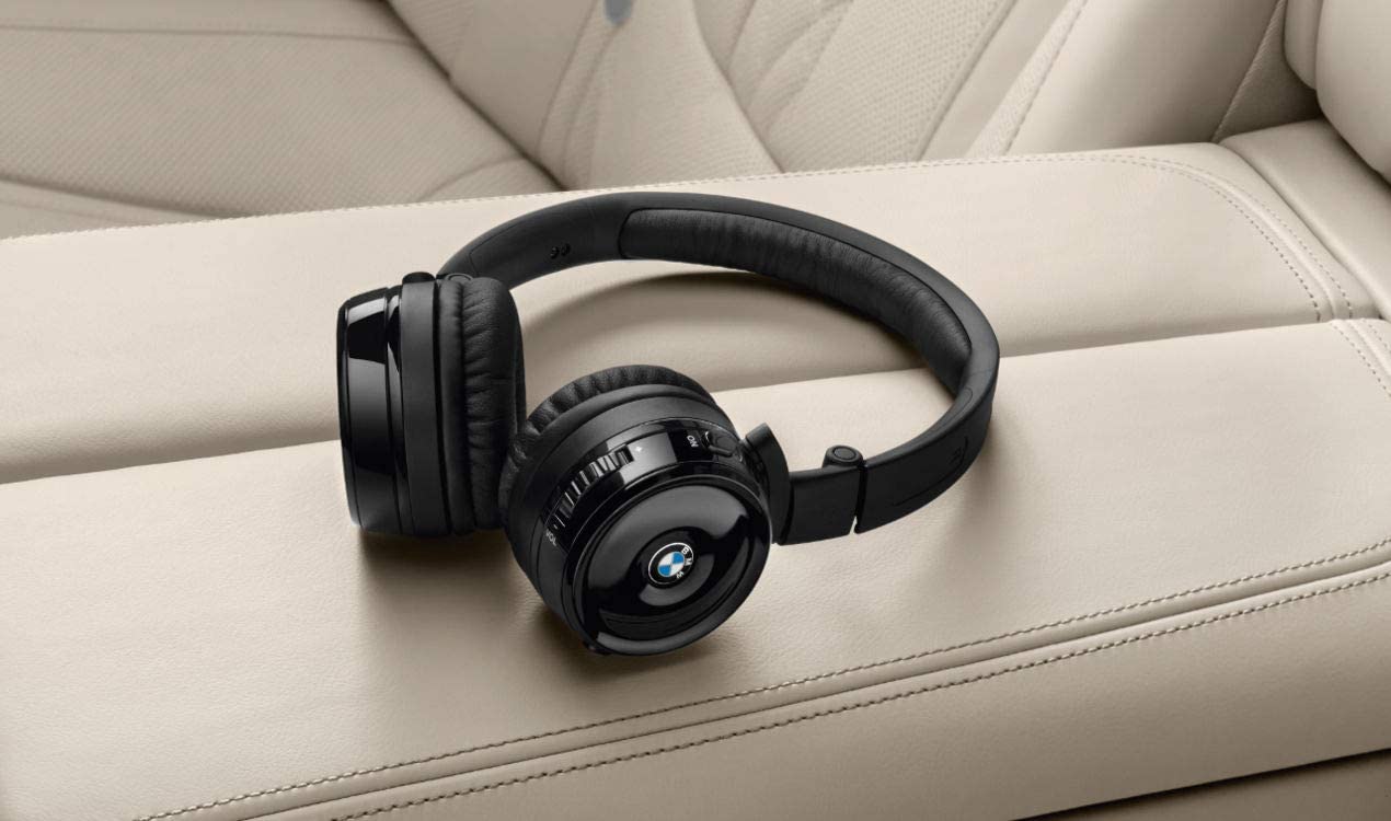 65125A60946_A Original BMW On-ear Radio Headphones for RSE Rear Seat Entertainment - Gambar 1