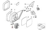 Original BMW E31 E32 E34 Motor Spion Mirror Memory Drive - Gambar 6