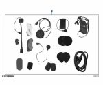 Original BMW Motorrad Communication System Intercom Audio Helm - Gambar 4