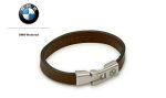 Original BMW Motorrad Leather Bracelet Gelang Kulit