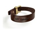 Original BMW Motorrad Leather Bracelet Gelang Kulit - Gambar 3