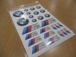 Original BMW M Logo Decal Set Stickers Germany 80282466211