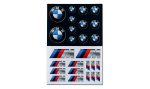 Original BMW M Logo Decal Set Stickers Germany 80282466211 - Gambar 4