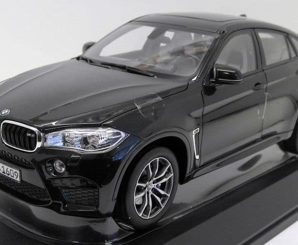 BMW F16 X6M Black Sapphire Original BMW Miniature Diecast 1:18 X6 M