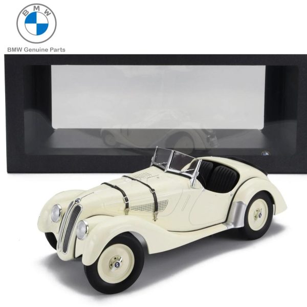 1:18 BMW 328 Roadster 1936-1940 Classic Miniature Diecast White Dealer Edition