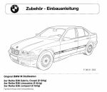 Original BMW E36 Coupe Convertible Compact M Tech Lis Pintu Door Trim Molding Kit 82119403140 - Image 6