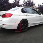 BMW F30 3 Series Sedan Original Mud Flaps / Pelindung Lumpur BELAKANG - Gambar 4