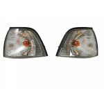 Original BMW E36 Seri 3 Turn Signal Lampu Sein Sen Bening Depan SET