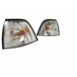 Original BMW E36 Seri 3 Turn Signal Lampu Sein Sen Bening Depan SET - Gambar 3