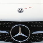 Original Mercedes Benz W176 W246 X156 X117 Flat Emblem Logo Kap Mesin