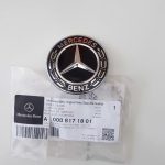 Original Mercedes Benz W176 W246 X156 X117 Flat Emblem Logo Kap Mesin - Gambar 3