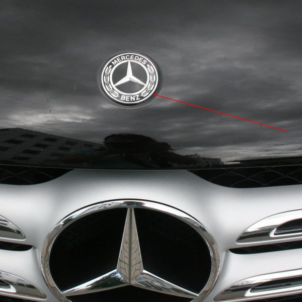 Original Mercedes Benz W166 M GLE Class Flat Emblem Logo Kap Mesin