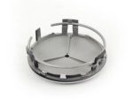 4pcs Original Mercedes Benz 3D Star Hub Caps Dop Roda - GLOSS BLACK - Gambar 4