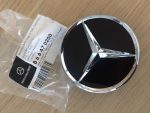 4pcs Original Mercedes Benz 3D Star Hub Caps Dop Roda - GLOSS BLACK - Gambar 6