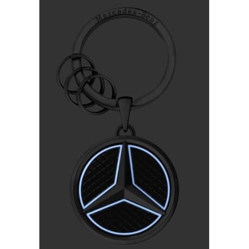 Mercedes Benz Key Ring Las Vegas Glow in The Dark Gantungan Kunci