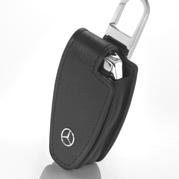 Original Mercedes Benz Leather Key Case Fob Gen 5 Sarung Kunci Mobil