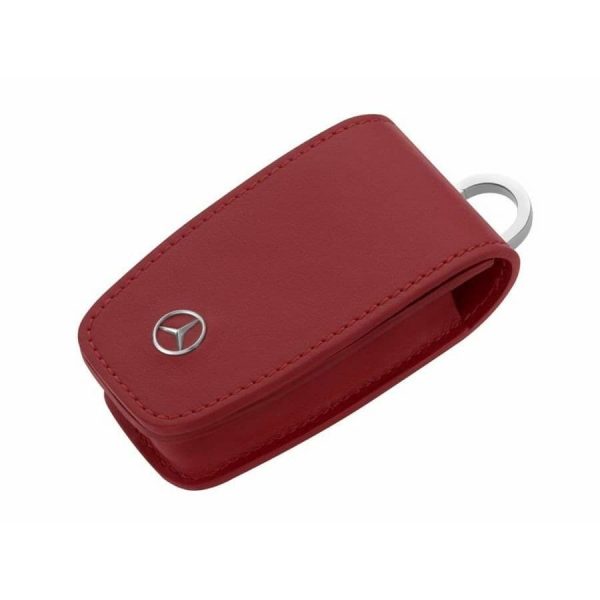 Mercedes Benz Leather Key Case Gen 6 Sarung Kunci Mobil Red B66958410