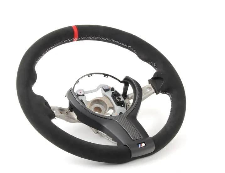 TT-1729801386866018009_A Original BMW F30 F32 M Performance Steering Wheel Stir Alcantara - Gambar 1