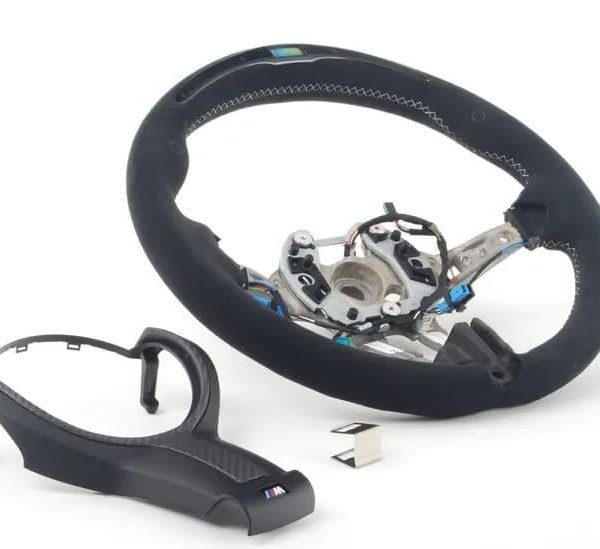 Original BMW F30 F32 M Performance LED Steering Wheel Stir Alcantara