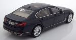 1:18 Original BMW G12 Seri 7 750Li Imperial Blue Diecast Miniature - Gambar 3
