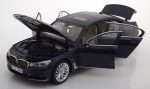 1:18 Original BMW G12 Seri 7 750Li Imperial Blue Diecast Miniature - Gambar 4
