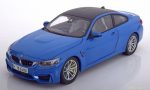 1:18 Original BMW F82 M4 Coupe Yas Marina Blue Miniature Diecast