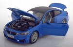 1:18 Original BMW F82 M4 Coupe Yas Marina Blue Miniature Diecast - Gambar 4
