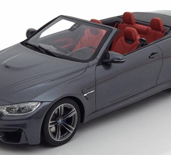 1:18 GT Spirit BMW F83 M4 Cabrio Mineral Grey Miniature Diecast