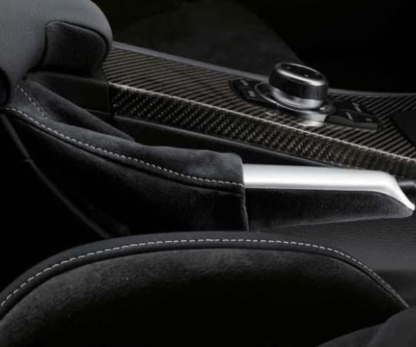 Original BMW E90 E92 Hand Brake Trim Rem Tangan Alcantara Aluminium