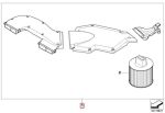 Original E90 E92 BMW Performance Air Intake Box Filter Udara 325i 330i - Gambar 4