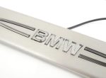 Original BMW E90 Illuminated LED Door Sill Cover Strips Lampu Cahaya - Gambar 4