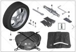 Original BMW F10 5 Series Ban Serep Cadangan Space Saver + Dongkrak - Gambar 3