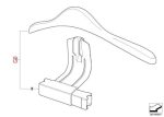 [ SALE ] Original BMW Coat Hanger Gantungan Baju / Jas Mobil - Gambar 5