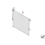 Original BMW E46 Air Conditioner Condenser 64538377614 - Gambar 5