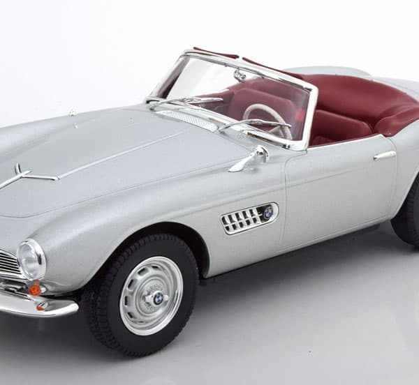 1:18 Miniatur BMW 507 Convertible 1956 silver Diecast by Norev