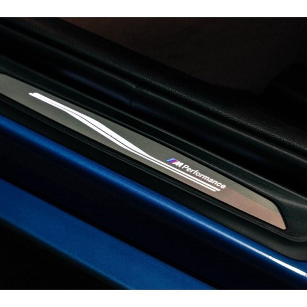 BMW M Performance LED Door Sill Cover Strips F30 F34 F36 F48 X1 F80 M3