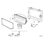 Original BMW E30 Lampu Kabut Fog Lamp KANAN 63171385946 - Gambar 5