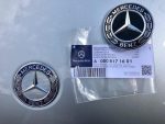 Original Mercedes Benz W461 W463 G Class Flat Emblem Logo Kap Mesin - Gambar 5
