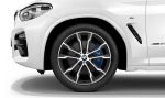 Original BMW G01 X3 G02 X4 M Wheel 699M Orbit Grey Velg Mobil 8Jx20 - Gambar 4