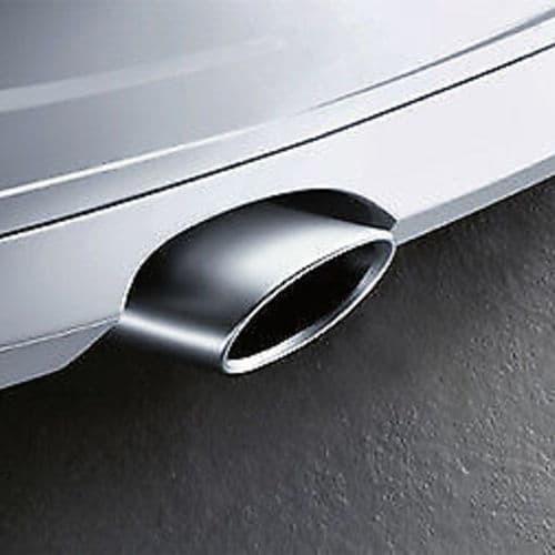 Original BMW Aluminium Tailpipes Tips Ujung Knalpot E90 320i N43 N46