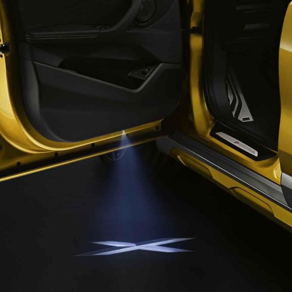 BMW X Drive LED Door Projector Lights Proyektor Lampu LED Pintu Mobil