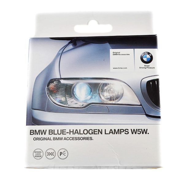 Original BMW Lampu Senja Halogen W5W Blue Standing Light Bulb