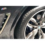 BMW G01 X3 G02 X4 M Sport Side Fender Badge Emblem Samping Cerium Grey - Gambar 3