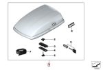 Original BMW Roof Box 350 Liter Kotak Penyimpanan Atap Mobil BMW - Image 5