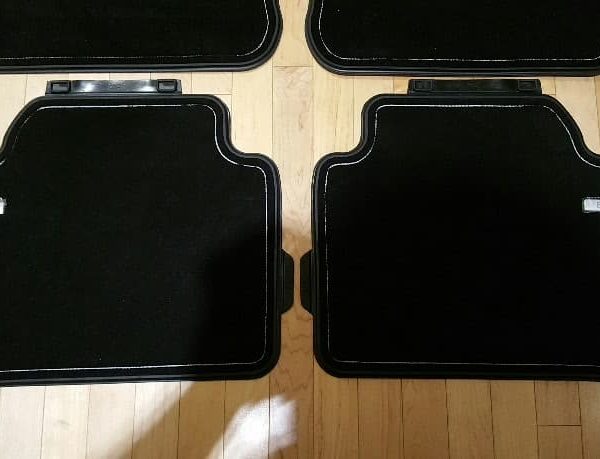 Original BMW F30 Luxury Line Velours Floor Mats Karpet Bludru Belakang